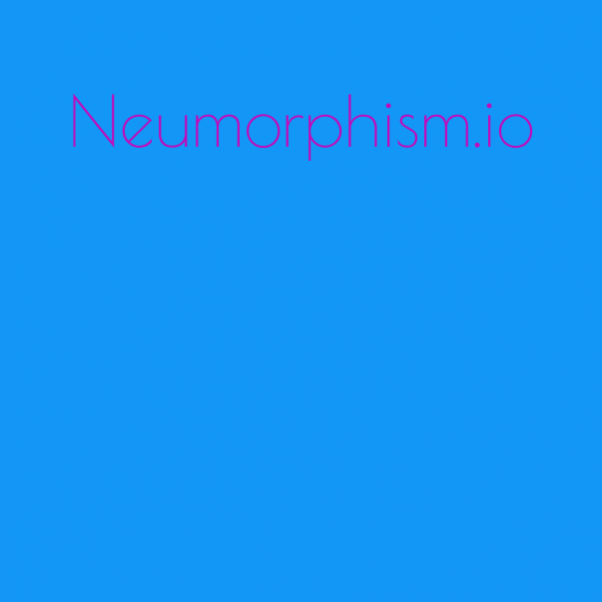 Neumorphism.io image